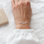 Pulsera Amor Eterno con Grabado Personalizado Plata 925 de Ley