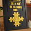 Cuadro Personalizado para Mamá: La Pieza que Nos Une (25 x 38 cm)
