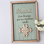Cuadro Personalizado para Mamá: La Pieza que Nos Une (25 x 38 cm)
