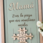 Cuadro Personalizado para Mamá: La Pieza que Nos Une (25 x 38 cm)